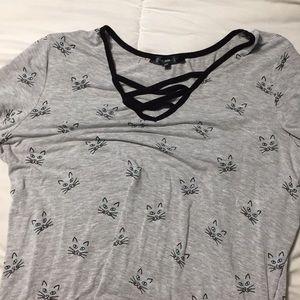 2X cat shirt !